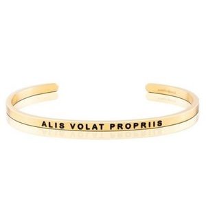 MantraBand Alis Volta Propriis Bracelet, Gold